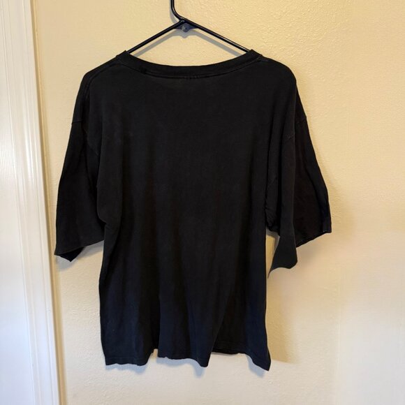 Vintage Shah Safari Worldwide MTV Remote Control T-Shirt Black Sz L - Picture 3 of 3